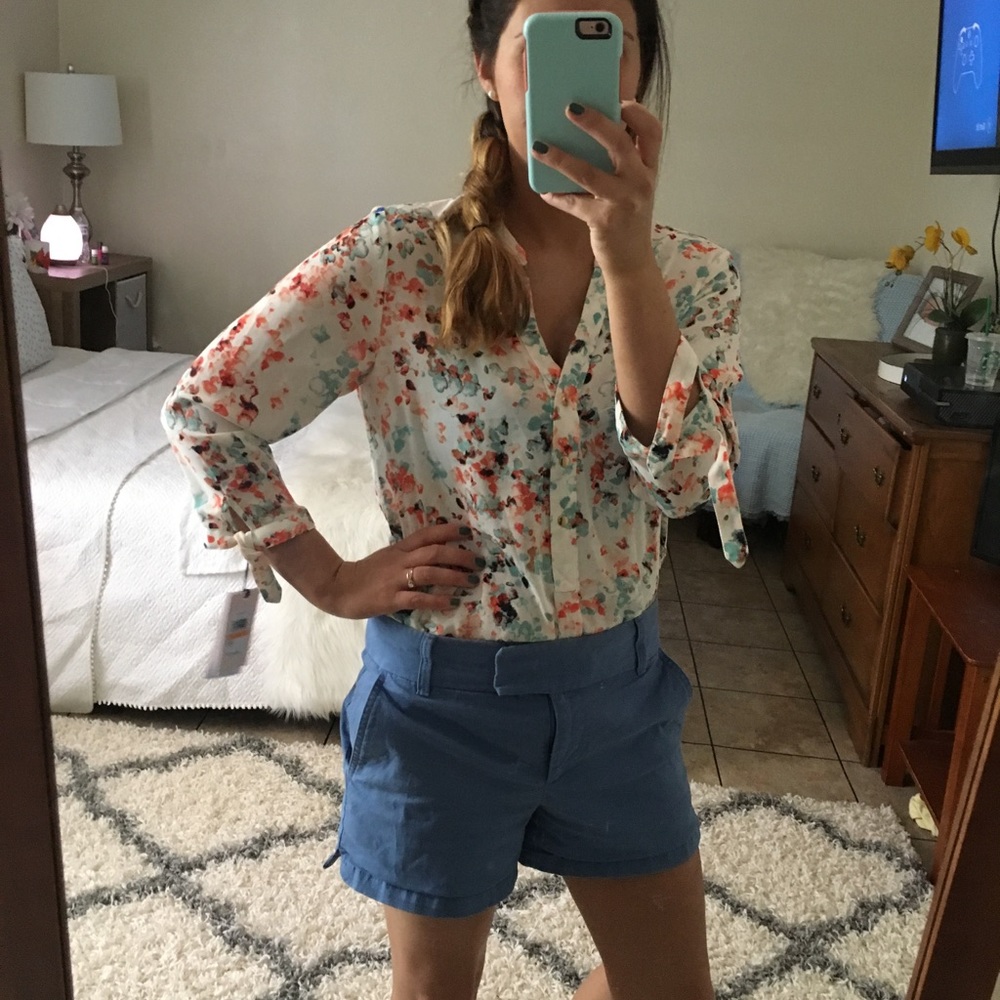 Ivanka Trump floral Blouse